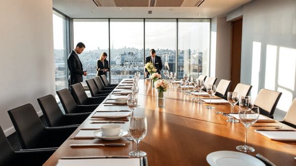 Top services de traiteurs à Paris pour événements d'entreprise